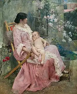 Arturo Michelena (Venezuela) La Joven Madre 1889