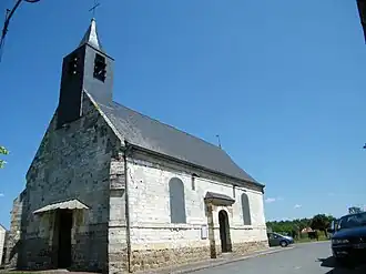 The church in La Neuville-lès-Bray
