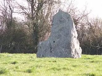 The menhir of Riverais