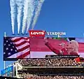 Lady Gaga and the Blue Angels at Super Bowl 50