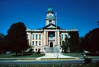 Lafayette County Courthouse in 1982