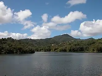 Sierra de Cayey from Patillas Lake.