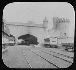 Lahore - entrance to railway station 1895