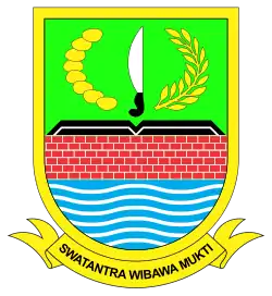 Coat of arms of Bekasi Regency