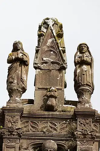 The Virgin Mary and Joseph at prayer-a work by Henry Prigent.