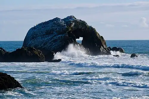 Seal Rock located by the Cliff House at Sutro Heights