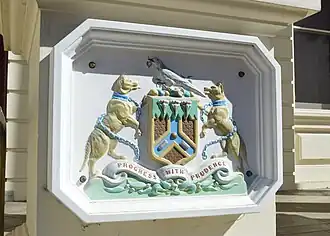 Coat of arms of Launceston, Tasmania[24][25]