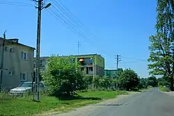 Roadside houses in Leśniczówka