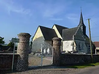 The church in Le Tilleul-Lambert