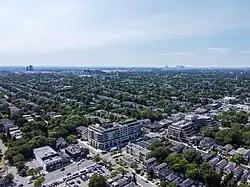 Aerial view of Ledbury Park near Avenue Road, Toronto(2025)