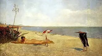 A Legation (1882), oil on panel, 37 x 63 cm (14.5 x 24.8 in), Museum der bildenden Künste, Leipzig, Germany