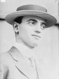 Black-and-white head shot of Frank facing slightly right