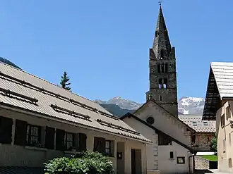 The church of Saint-Laurent, in Les Vigneaux