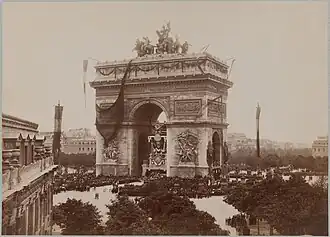 State funeral of Victor Hugo, 31 May 1885.