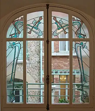 Window facing the courtyard
