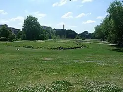 A year later, when the banks have renaturalized somewhat.