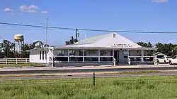 Library and water tower