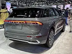 Lincoln Corsair 2023 facelift rear (China)