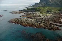 Inland Passage to Dicks Arm, view from Cape Spencer Light