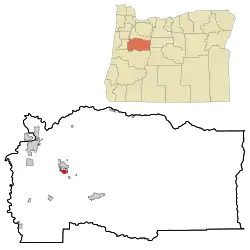 Location of South Lebanon, Oregon