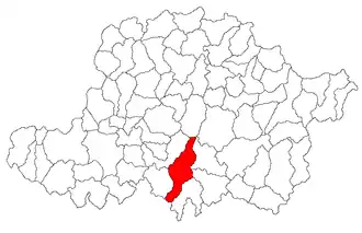 Location in Arad County