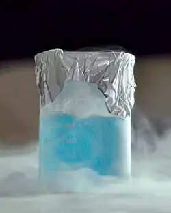 While oxygen is normally a colorless gas in standard temperature and pressure, liquid oxygen is a pale cyan liquid.