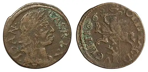 Minted in 1665