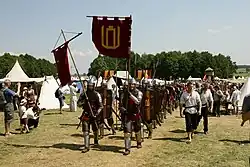 Image 5Medieval-like Lithuanian soldiers during the historical reenactment of the Battle of Grunwald in 2009 (from Grand Duchy of Lithuania)