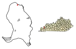 Location in Livingston County, Kentucky