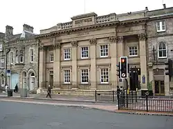 Trustee Savings (now Lloyds) Bank and attached railings