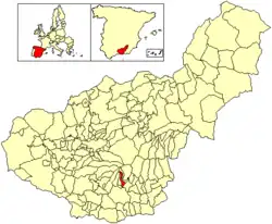 Location of Pampaneira