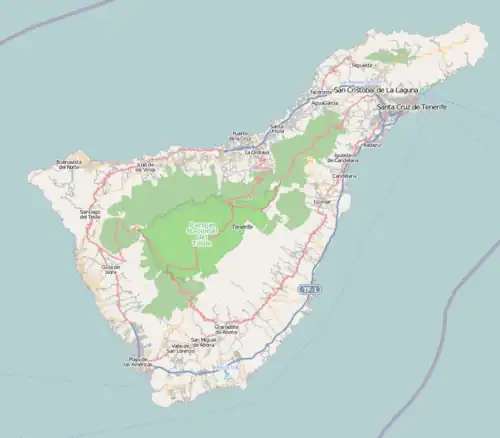 Arafo is located in Tenerife