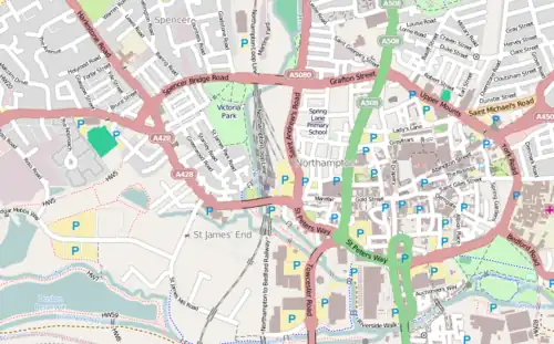 Northampton Medieval Synagogue is located in Northampton