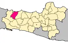 Location within Central Java