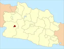 Sukabumi city is located in the western Parahyangan region, surrounded by Sukabumi Regency in West Java province