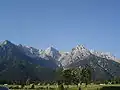 The Lofer Mountains from St. Ulrich am Pillersee