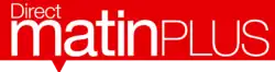 Old logo of Direct Matin Plus from 14 January 2008 to 25 January 2008.
