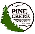 Official logo of Pine Creek Township, Clinton County, Pennsylvania