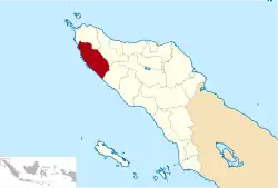 Location within Aceh