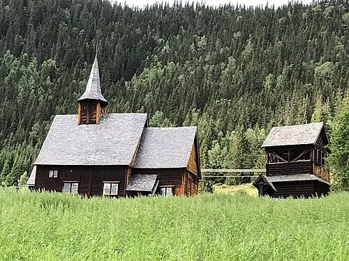 View of the village church