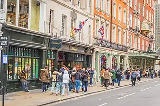 Hatchards Piccadilly next to Fortnum and Mason