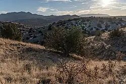 Cerrillos Hills State Park in Winter