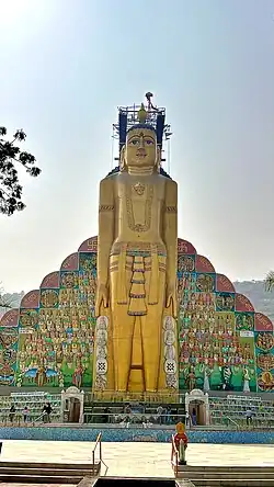 108 feet (33 m) statue at Palitana