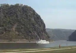 Lorelei rock in the Rhine Gorge