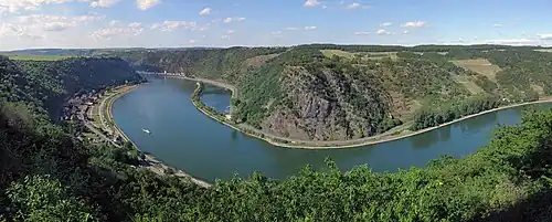 Lorelei seen from the viewpoint Maria Ruh, Urbar