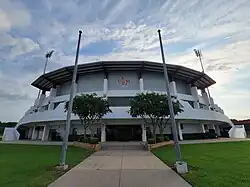 Lou St. Amant Field exterior grandstand