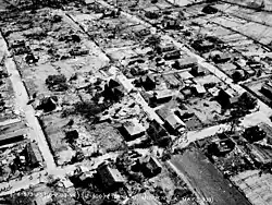 Aftermath of the 1933 tornado