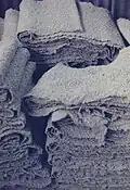 Wet coagulum crepe blanket