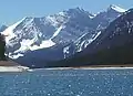 Lower Kananaskis Lake with Mount Foch and Sarrail