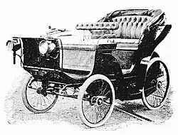 Lufbery 4 CV, reversing gearbox, 1898.